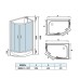 Душевая кабина Weltwasser WW500 Werra XL 12801 L 120x80
