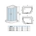 Душевая кабина Weltwasser WW500 Werra XL 12802 L 120x80