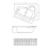 Акриловая ванна C-Bath Atlant 150x100 R CBA00102R