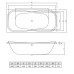 Акриловая ванна C-Bath Kronos 180x80 CBQ013001