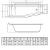 Акриловая ванна C-Bath Nika 160x70 L CBA00401L