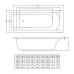 Акриловая ванна C-Bath Selena 180x80 CBQ007004
