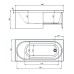 Акриловая ванна Alex Baitler Baikal 160x70