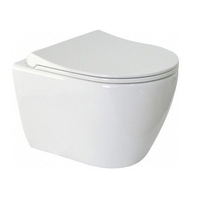 Унитаз подвесной Berges Wasserhaus Geo Rimless 082101 безободковый