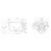 Унитаз подвесной Berges Wasserhaus Ego Rimless 082111 безободковый