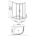 Душевой уголок BandHours Anis 812 R 120х80