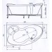 Акриловая ванна BellSan Индиго 160x100 R
