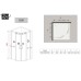 Душевой уголок Black&White Stellar Wind S201 100х100