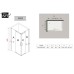 Душевой уголок Black&White Stellar Wind S202 120х80