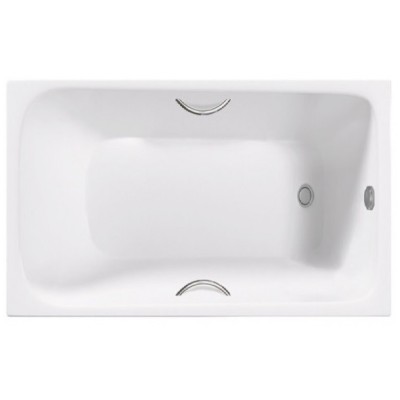 Чугунная ванна Delice Continental Plus 100x70 с отверстиями под ручки