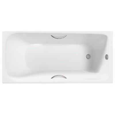 Чугунная ванна Delice Continental Plus 150x70 с отверстиями под ручки