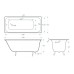 Чугунная ванна Delice Continental Plus 170x75