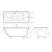 Чугунная ванна Delice Continental Plus 170x70 с анстикользящим покрытием