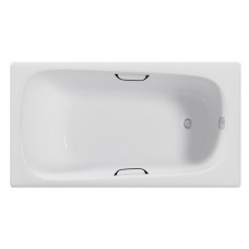 Чугунная ванна Delice Continental 130x70 с отверстиями под ручки