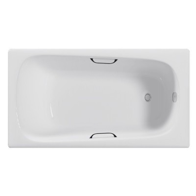 Чугунная ванна Delice Continental 130x70 с отверстиями под ручки