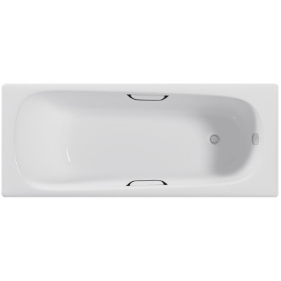 Чугунная ванна Delice Continental 160x70 с отверстиями под ручки