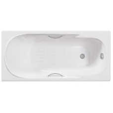 Чугунная ванна Delice Maestro 200x85 с отверстиями под ручки и антискользящим покрытием