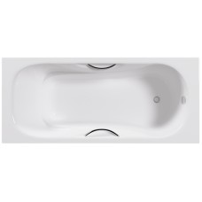 Чугунная ванна Delice Malibu 150x75 с отверстиями под ручки