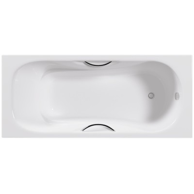 Чугунная ванна Delice Malibu 170x75 с отверстиями под ручки