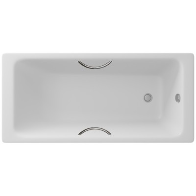 Чугунная ванна Delice Parallel 170x80 с ручками