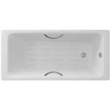 Чугунная ванна Delice Parallel 150x70 с ручками и антискользящим покрытием