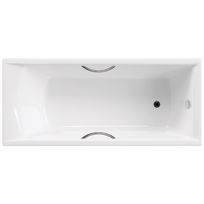 Чугунная ванна Delice Prestige 180x80 с отверстиями под ручки
