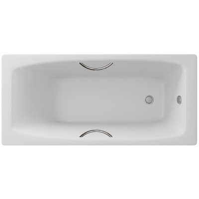 Чугунная ванна Delice Repos 150x70 с ручками