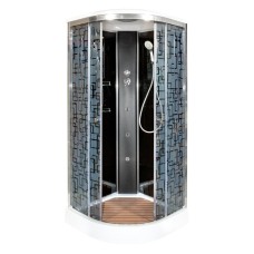Душевая кабина Deto BM1590 90x90 с гидромассажем