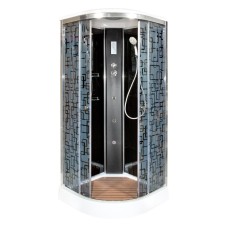 Душевая кабина Deto BM1590 90x90 с электрикой и гидромассажем