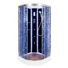 Душевая кабина Deto BM1590 LED 90x90 с гидромассажем
