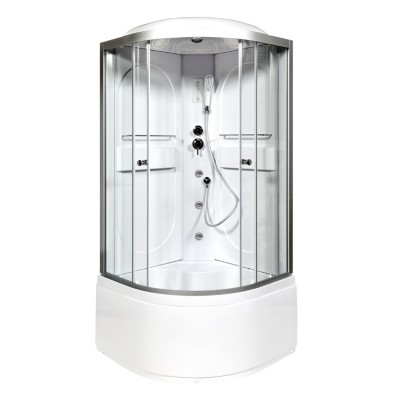Душевая кабина Deto L 610 100x100 с электрикой и гидромассажем