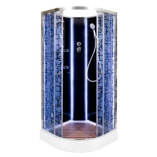 Душевая кабина Deto BM1510 N LED 100x100
