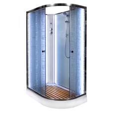 Душевая кабина Deto EM1511 L N LED 110x80