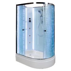 Душевая кабина Deto EM2712 L N LED 120x80 с гидромассажем