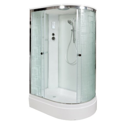 Душевая кабина Deto EM2712 L 120x80 с электрикой