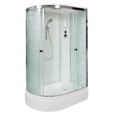 Душевая кабина Deto EM2712 R 120x80 с электрикой
