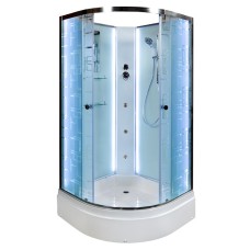 Душевая кабина Deto EM2780 N LED 80x80 с гидромассажем