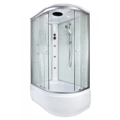 Душевая кабина Deto EM4512 L 120x80 с электрикой и гидромассажем