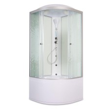 Душевая кабина Deto L 910 100x100 с электрикой и гидромассажем