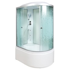 Душевая кабина Deto L 920 L 120x80 с электрикой и гидромассажем