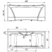 Акриловая ванна 1MarKa Dolce Vita 180x80