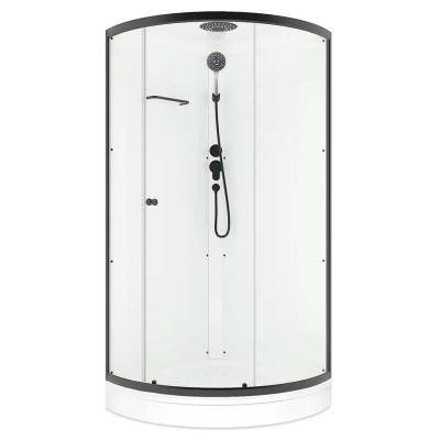 Душевая кабина Melodia Jive Black 90x90 MB02007