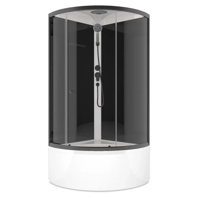 Душевая кабина Melodia Jive Black 90x90 MB02010