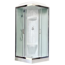 Душевая кабина Royal Bath RB80HP6-WT-CH 80x80
