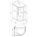 Душевая кабина Triton Коралл-Лайт В 120x80 L