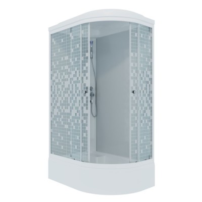 Душевая кабина Triton Коралл В 120x80 L мозаика