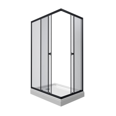 Душевой уголок Triton Вента-Блэк 120x80