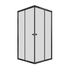 Душевое ограждение Triton Вента-Блэк 100x100