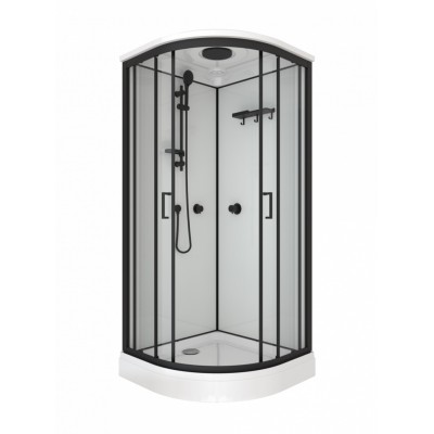 Душевая кабина Triton Прайм-Блэк А 90x90