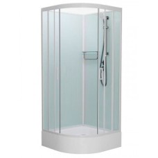 Душевая кабина Frank F409/1 M White Б/К 90x90